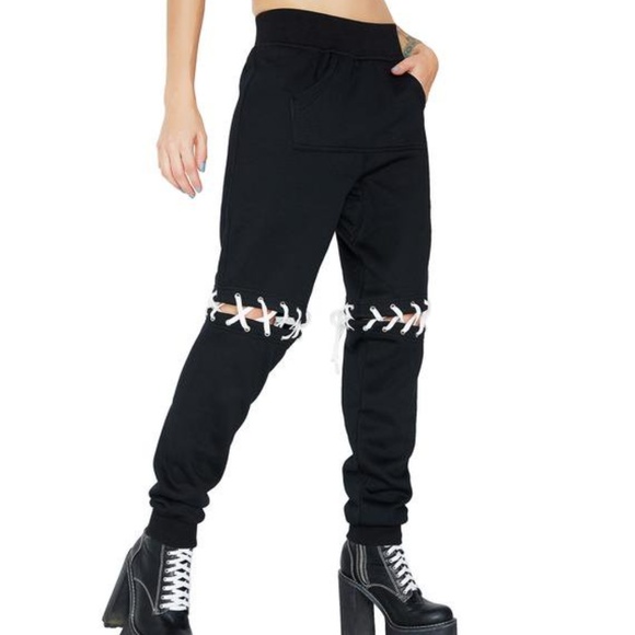 Current Mood ILL WILL LACE-UP SWEATPANTS - Picture 3 of 3